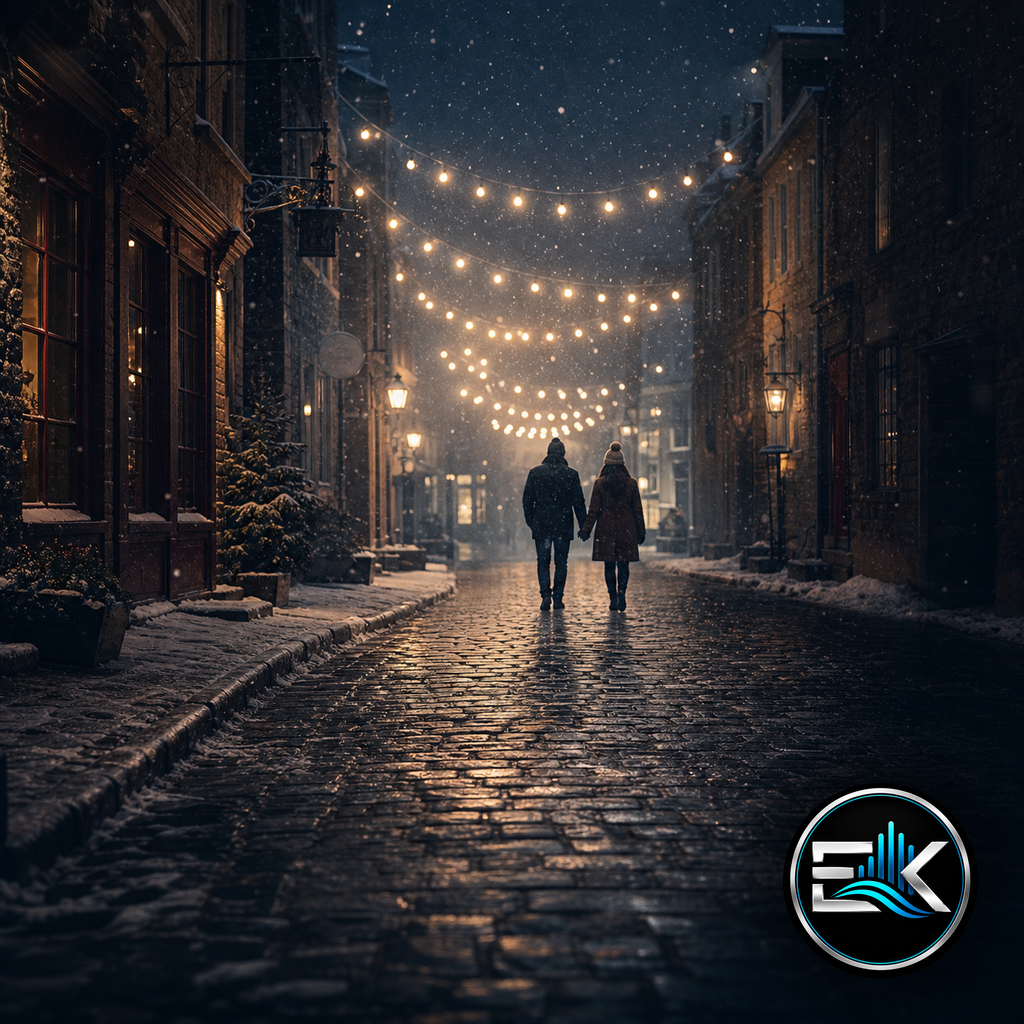 Snow on the Cobblestones