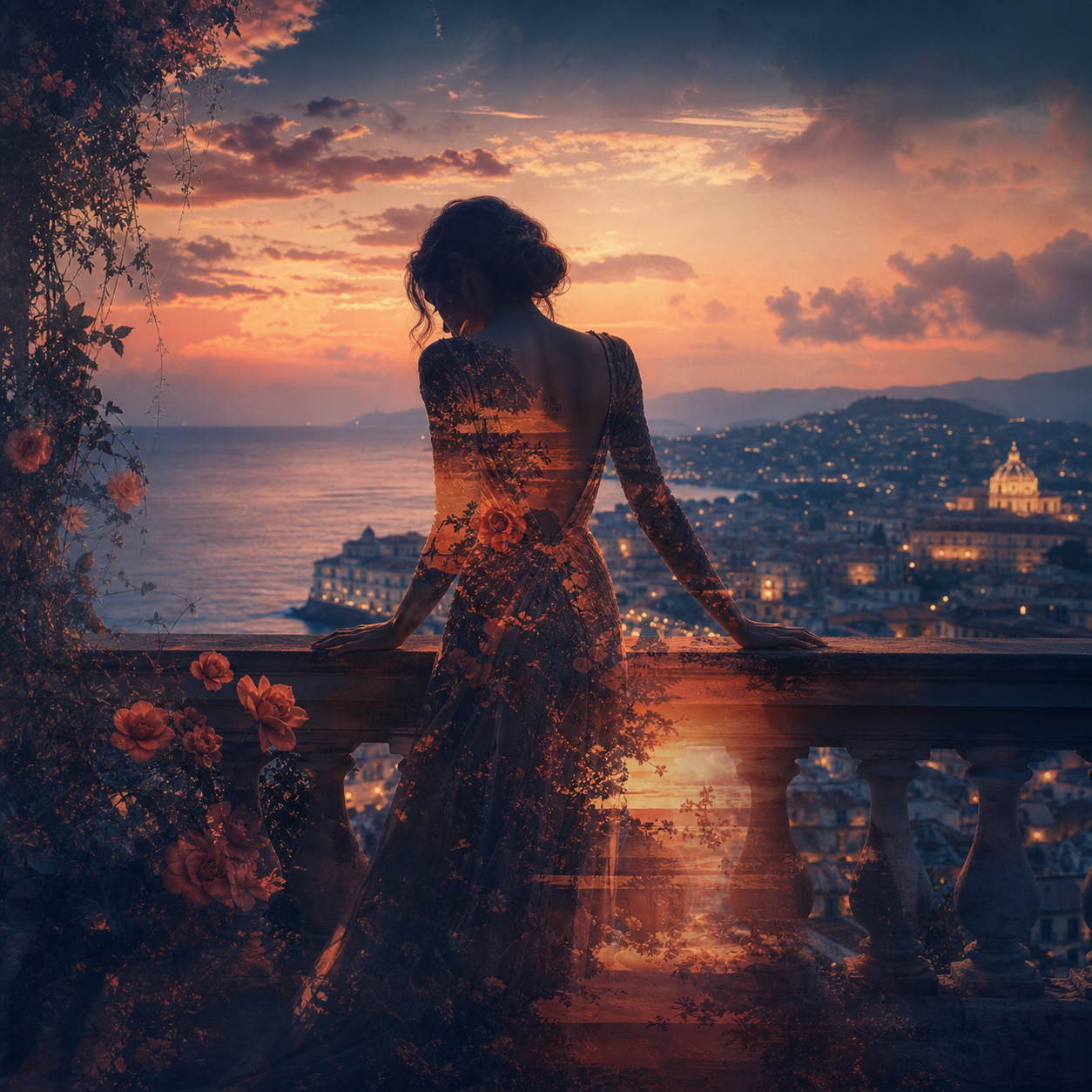 Afterglow on the Terrace